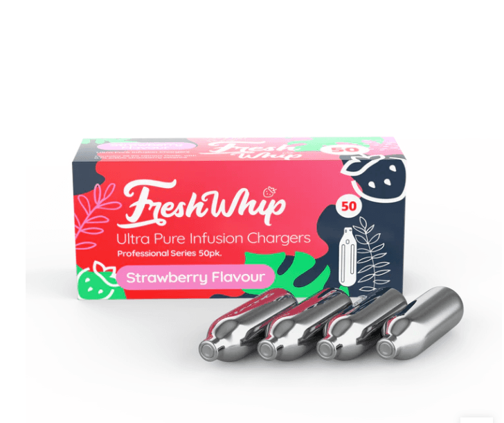 Fresh Whip |Ultra Pure Infusion Chargers / Strawberry 50 Count