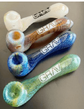Air Bubble Handpipe |6" |Silver Fumed |Grav