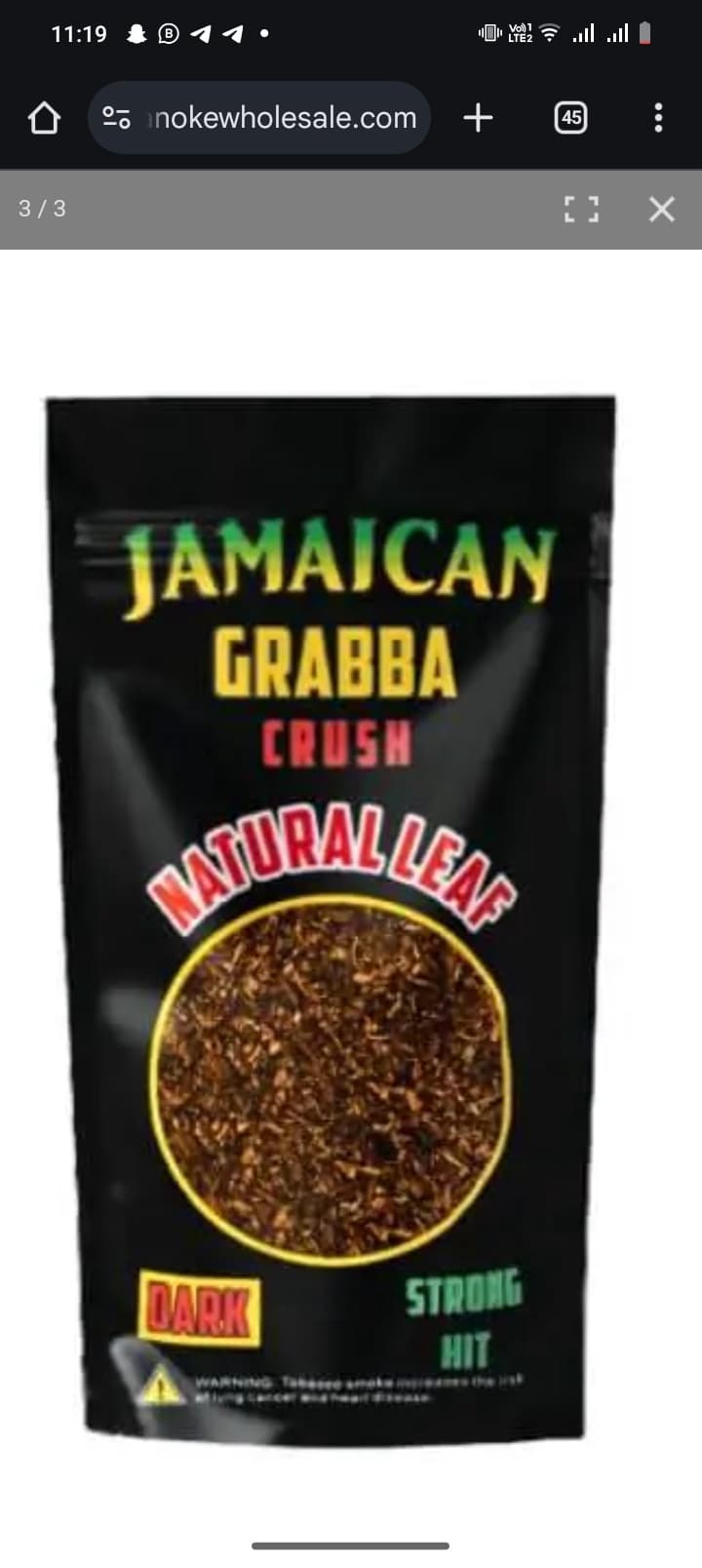 Jamaican Grabba Crush / Dark Fire Leaf