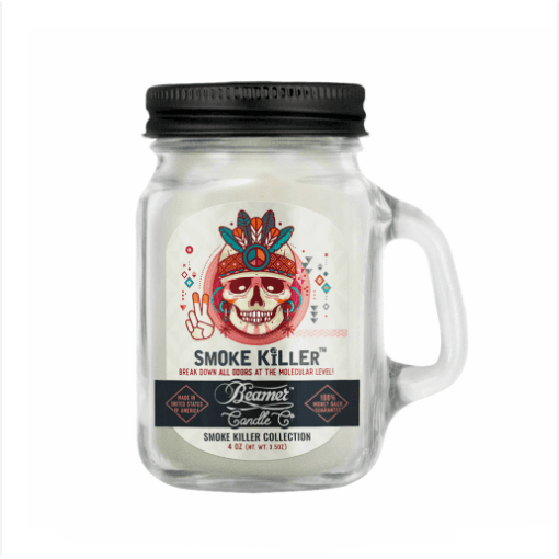 Beamer Candle Co. Smoke Killer Collection Mason Jar Candle |4Oz / Caribbean Island Party