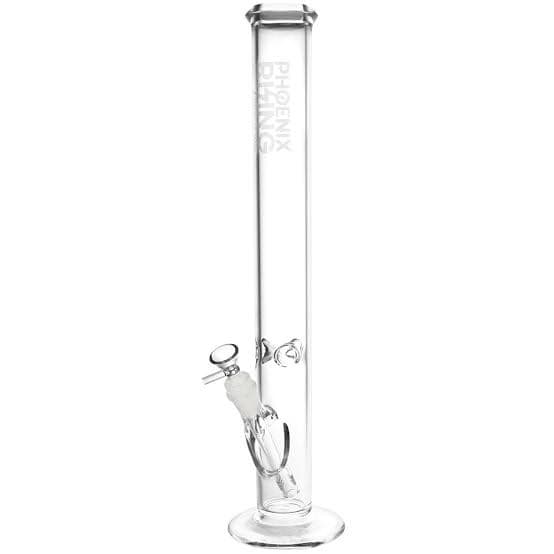 Phoenix Plain Glass Bong |Straight Water Pipe / Glass |Green