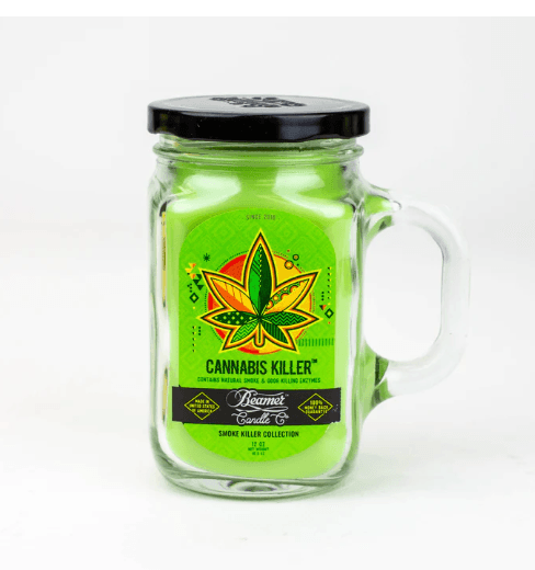 Beamer Candle Co. Mason Jar Candle |12 Oz / Cannabis Killer