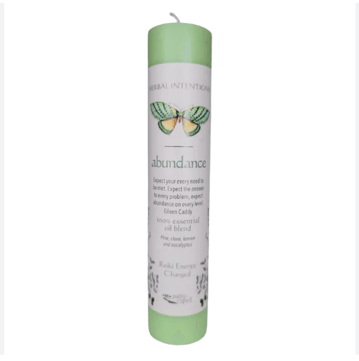 Herbal Intention Candle / Abundance