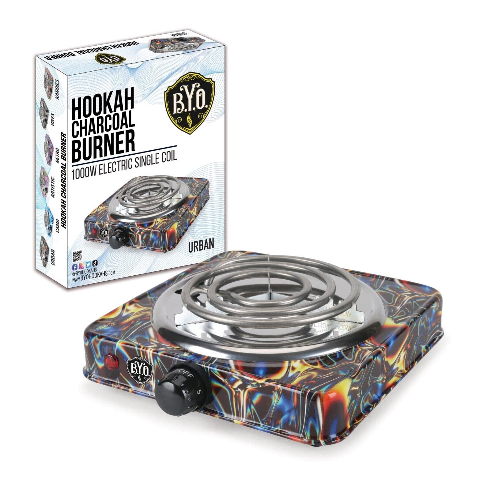 BYO Hookah Charcoal Burner / Urban
