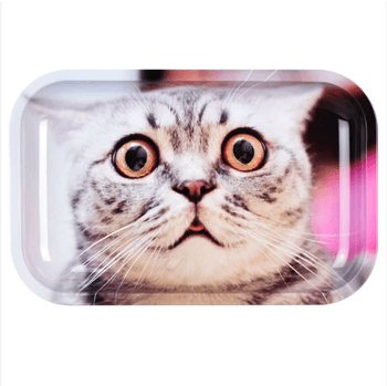 Pulsar Metal Rolling Tray | 11"x7" / Chill Cat