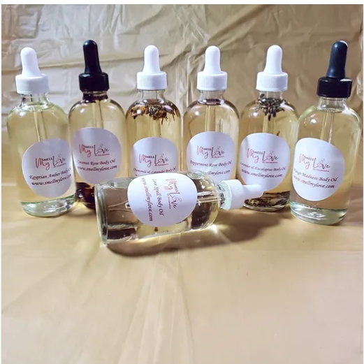 Body oil assorted fragrance