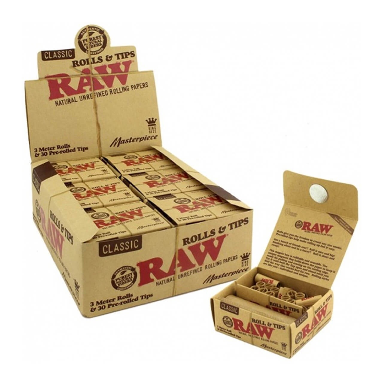 Raw Rolls with Tips