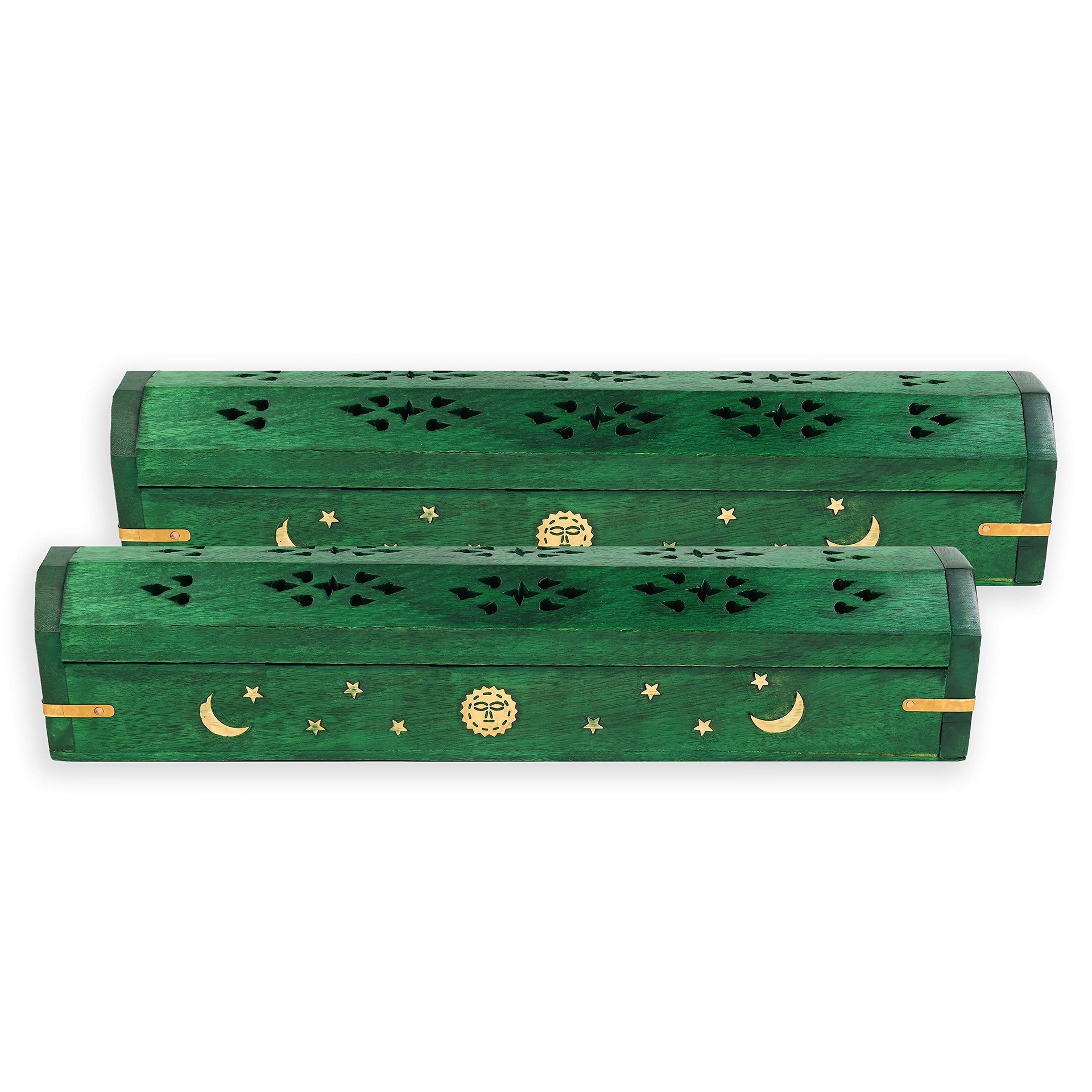 Wooden Coffin-Style Green